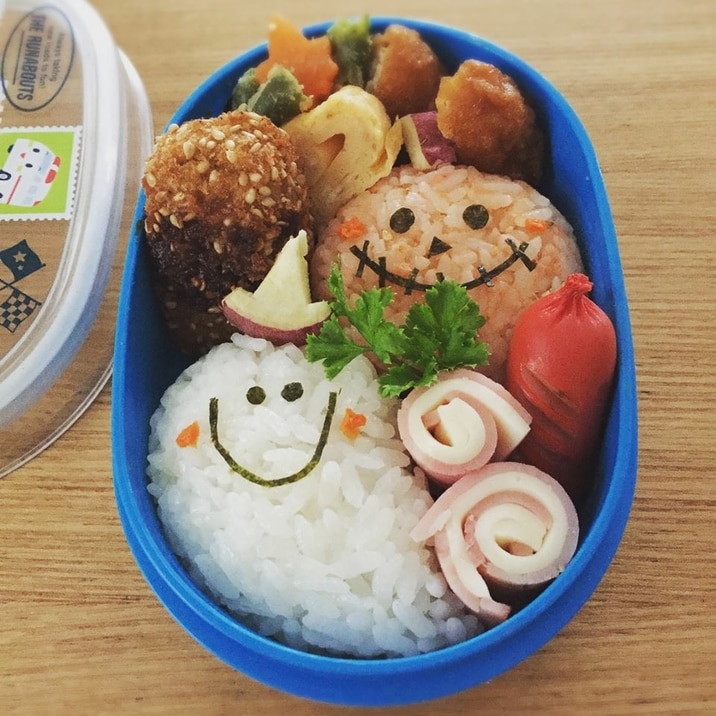 簡単おにぎりでハロウィンお弁当 レシピ 作り方 By Nohohon Kitchen 楽天レシピ 簡単おにぎりでハロウィンお弁当 レシピ 作り方 By Nohohon Kitchen 楽天レシピ